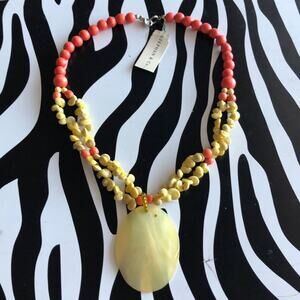 3 for $30 Stephan & Co. Orange and Yellow Necklace